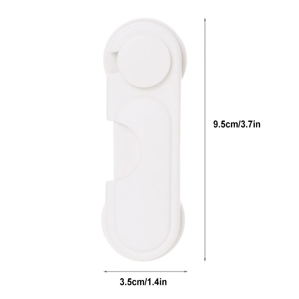 Bộ 2 Khóa Cửa Tủ Tự Dính Bảo Vệ An Toàn Cho Bé Có Thể Tháo Rời