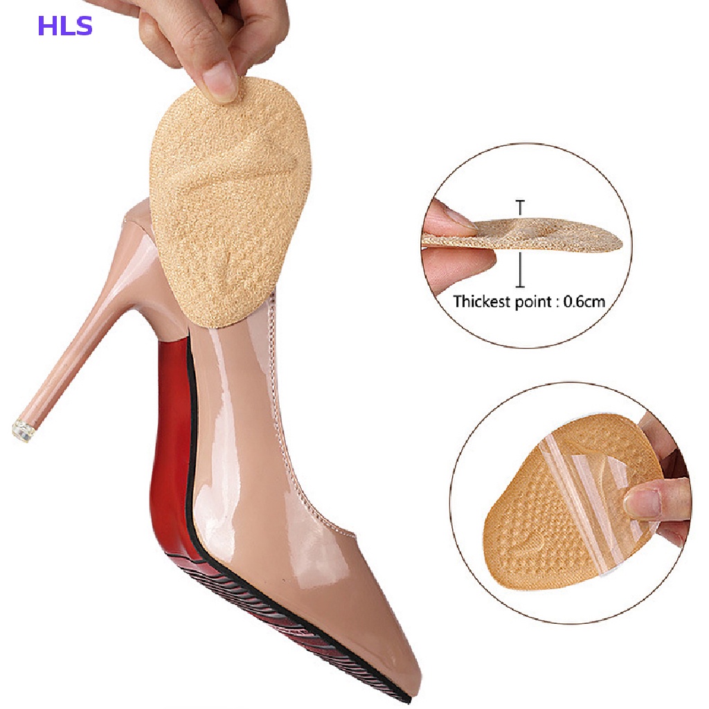 1 Cặp Miếng Lót Giày Cao Gót Bằng Silicone Thoải Mái