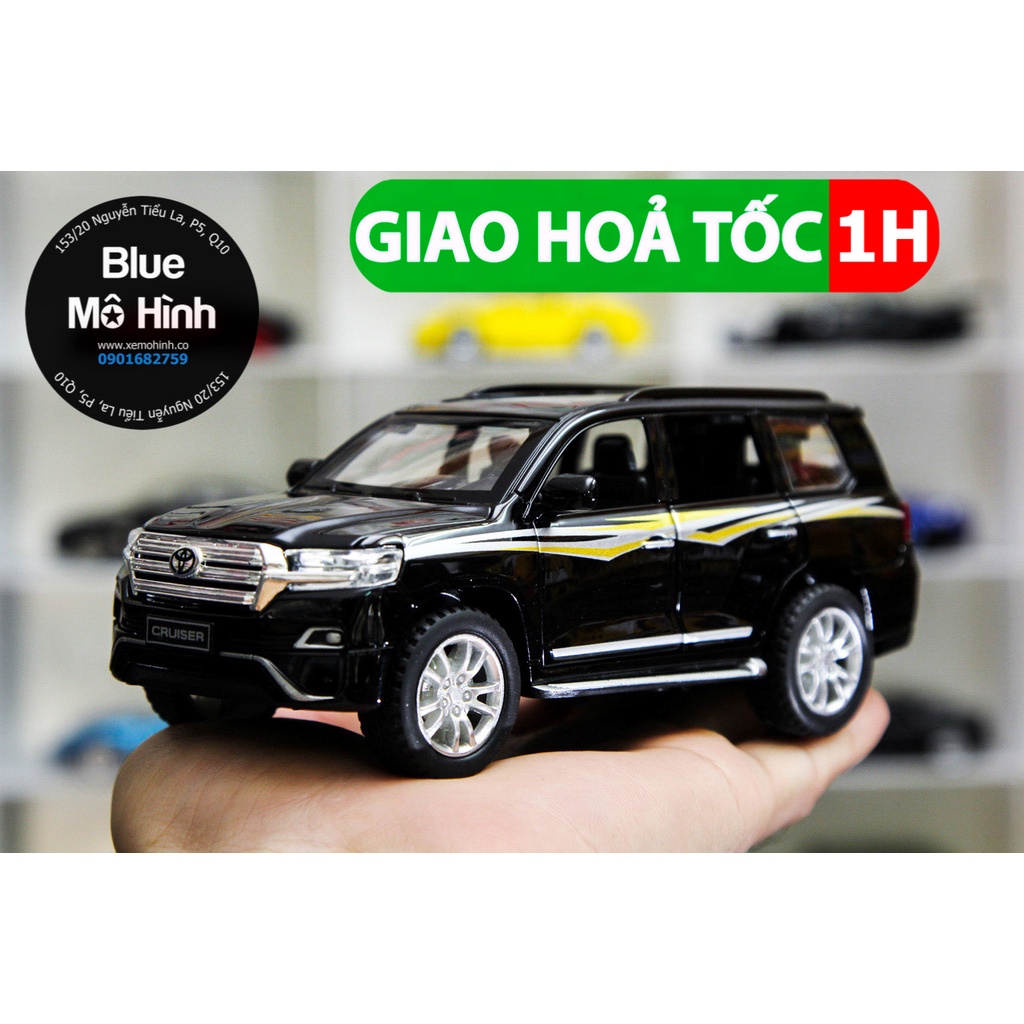 Blue mô hình | Xe mô hình Toyota Land Cruiser New mở hết cửa 1:32