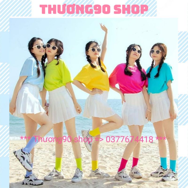Chân váy xếp ly Tennis trơn,ngắn dáng chữ A nữ hot trend, có quần trong,Đồng phục nhóm siêu cute//Thương Thương shop.