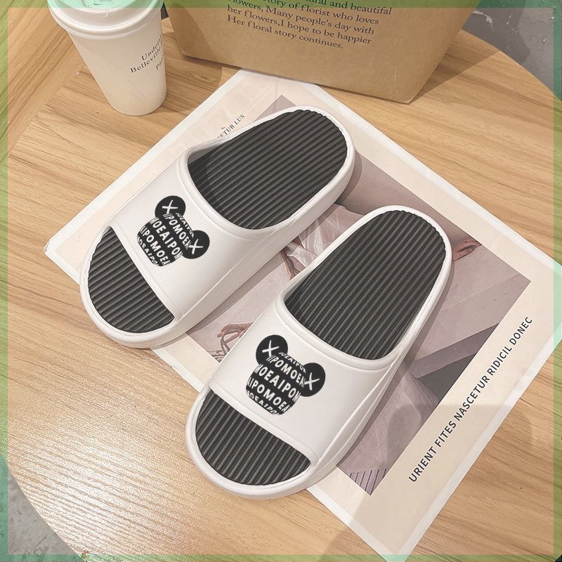 Dép nữ siêu nhẹ mát xa chân đế cao 4cm 3 màu hot trend 2022 - Ahri.Sneaker