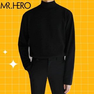 Áo len nam cổ 3 phân dài tay sweater giữ ấm mùa đồng AL36 M.RO thời trang nam Phong cách Hàn Quốc Mrhero