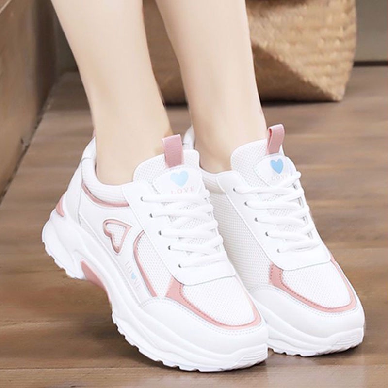 One more shoes Giày Thể Thao Phối Lưới Siêu Nhẹ Thoải Mái Thời Trang Hàn Quốc Mới Cho Nữ