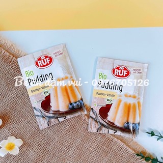 Bột làm pudding hữu cơ ruf đức vị vani date t6.2024