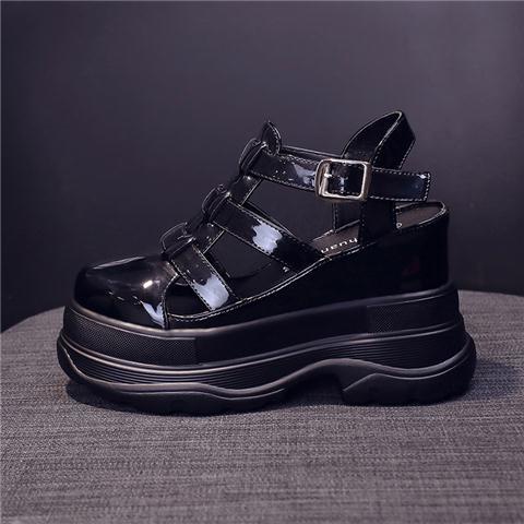 Dép bánh mì đế cao Dép đế xuồng Giày Sandal Đế Xuồng Dày Dặn Phong Cách Thời Trang Roman 2022