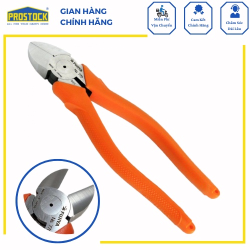 Kìm cắt kỹ thuật lưỡi tròn 770-175, sản xuất Nhật Bản, cắt cáp VA, dây điện dây đồng thép FUJIYA KK