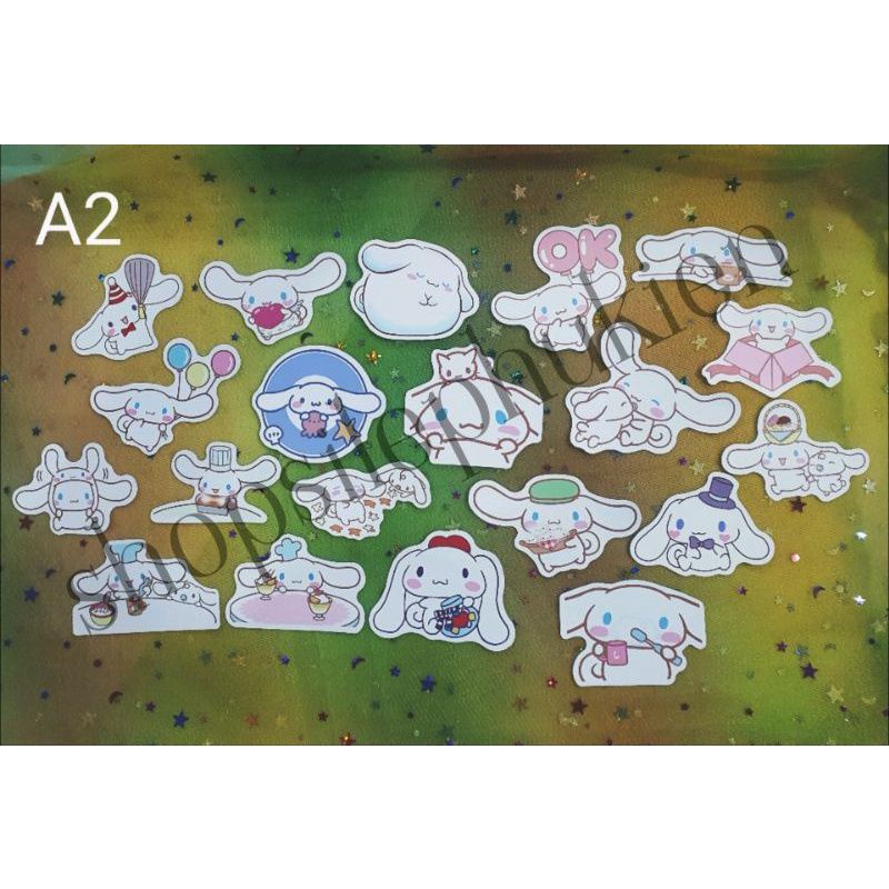 Set 20 hình dán sticker nhân vật cinnamoroll dễ thương + ảnh thật