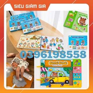 Bộ 2 sách bóc dán thông minh cho bé Lalala baby, nhiều chủ đề, song ngữ