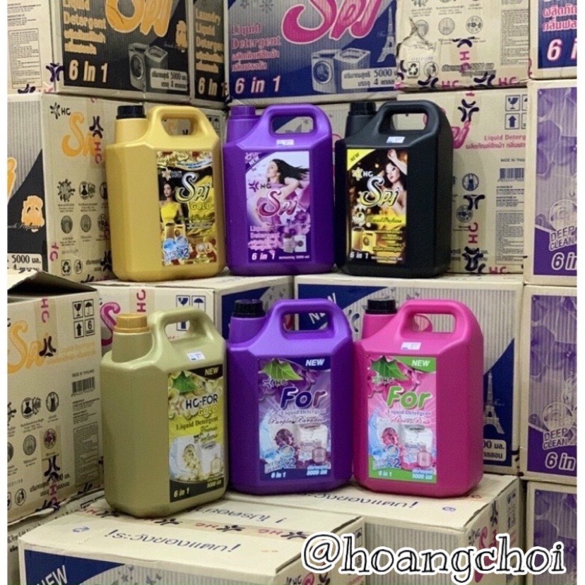 NƯỚC GIẶT XẢ SPJ THÁI LAN UY TÍN CHẤT LƯỢNG CÓ TEM CHỐNG GIẢ (4 MÀU)