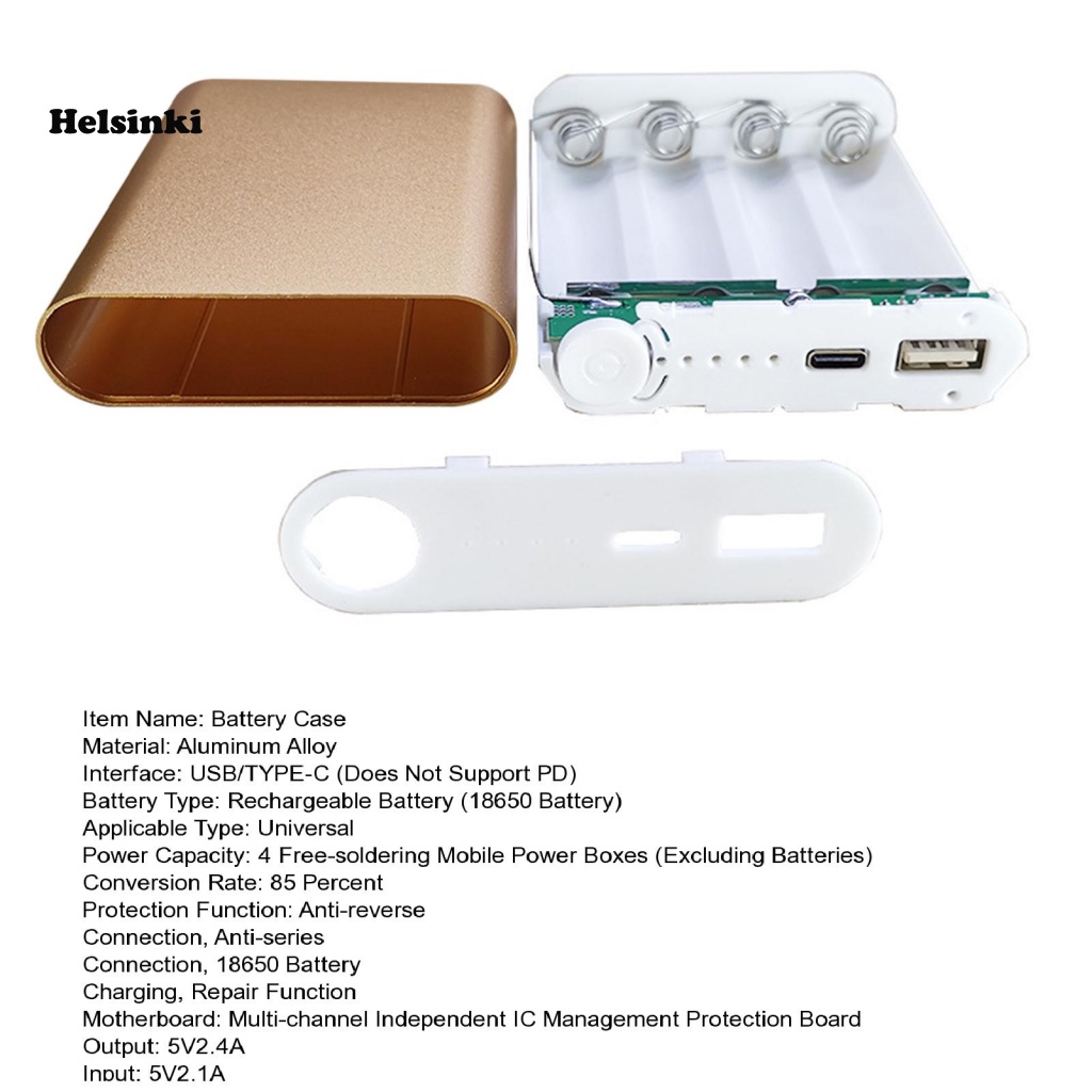 Vỏ Bọc Sạc Dự Phòng Loại C Thay Thế Tiện Dụng