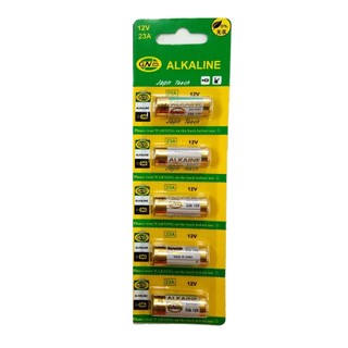 Vỉ 5  Pin 12V 23A   GN Alkaline pin điều khiển cửa cuốn ,remote xe điện, xe máy, đồ chơi.v.v..