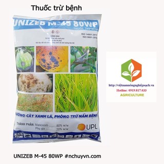 T-r-ị nấm unizeb m-45 80wp phủ ngoài