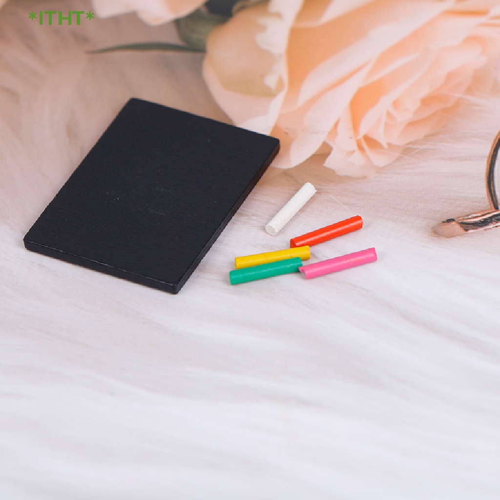 1 Bộ Bảng Đen Mini Trang Trí Phong Cảnh Nhà Búp Bê Mới