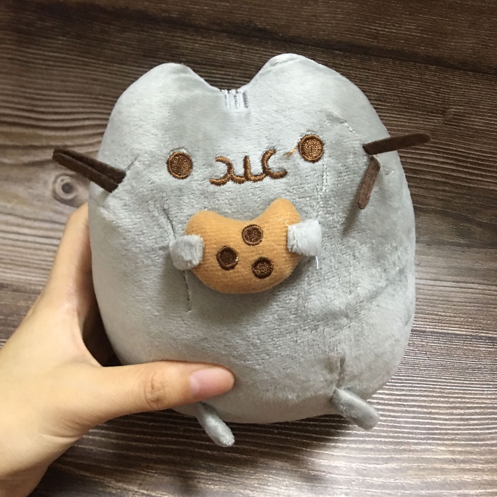【Ready Stock】18cm/23cm Pusheen The Cat Doughnut Cookie Plush Soft Toys Kids Baby Gifts Stuffed Animals