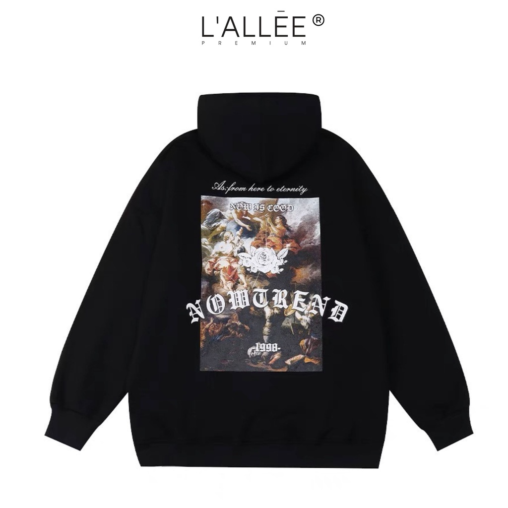 Áo khoác Hoodie nỉ Nam họa tiết Nomarena by Lallee.Design áo nỉ có mũ form rộng chuẩn Unisex chất vải nỉ dày dặn HD108