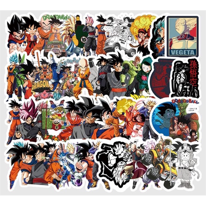 Bộ 54 Sticker 7 viên ngọc rồng