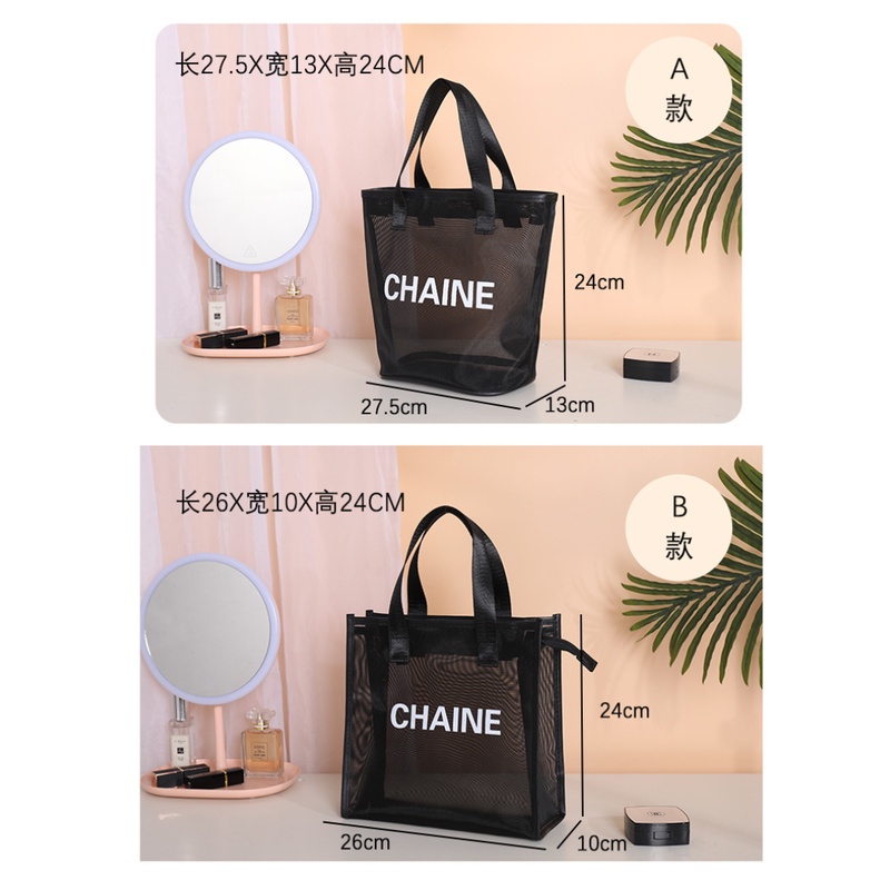 Túi Đựng Mỹ Phẩm Sức Chứa Lớn Có Tay Cầm Tiện Lợi Khi Đi Du Lịch