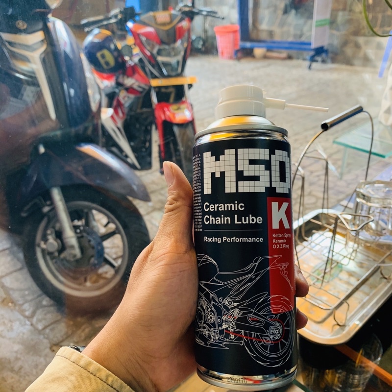 Dưỡng Sên - Bôi Trơn Xích Voltronic M50 - IX50 Adhesive Lube -  Chain Lube Spray O X Z Ring 400ML - Made in Germany