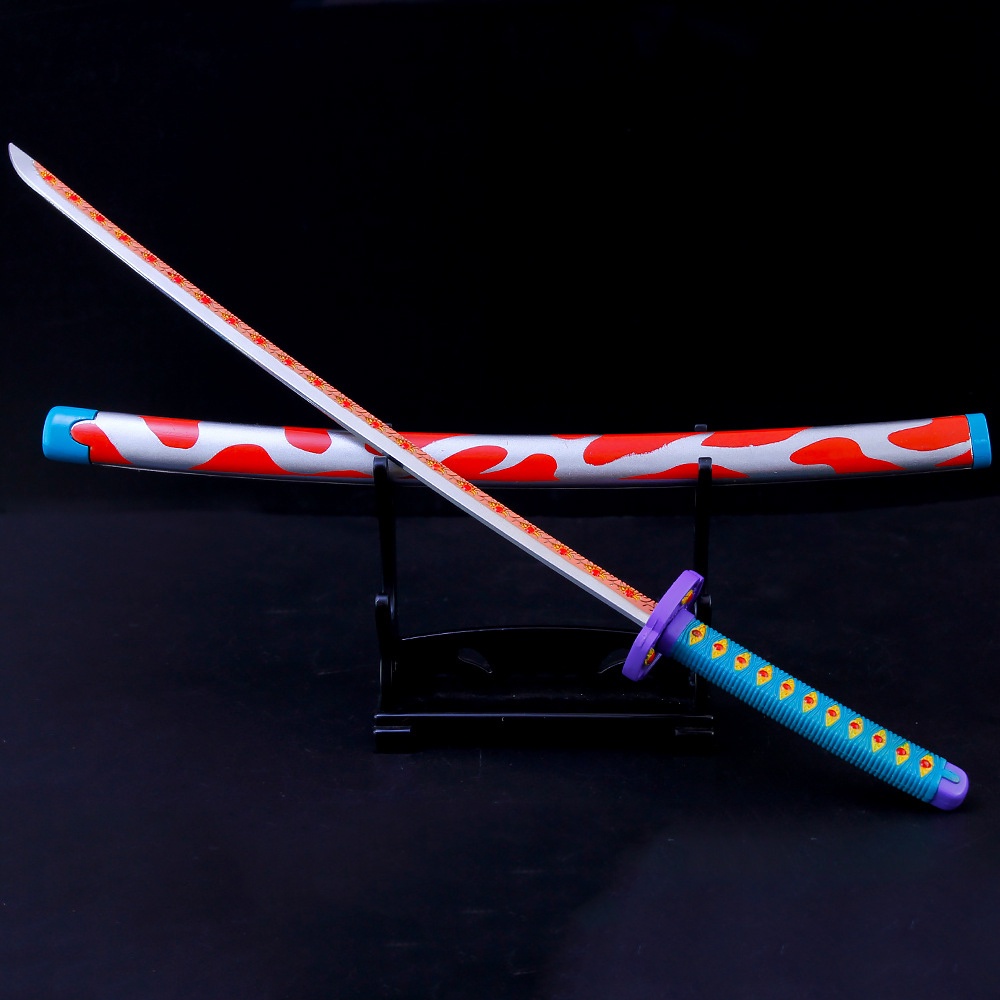 Mô hình kiếm Thượng huyền nhất ‎Kokushibou Kimetsu no Yaiba Thanh gươm diệt quỷ 24cm