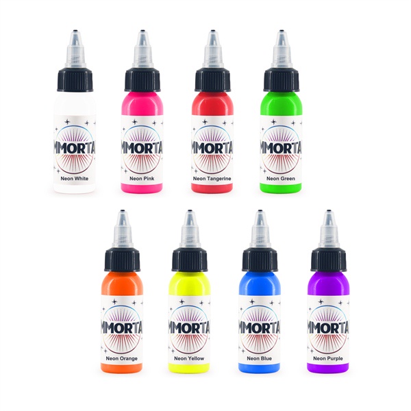 Mực xăm dạ quang Tattoo Ink blacklight IMMORTAL