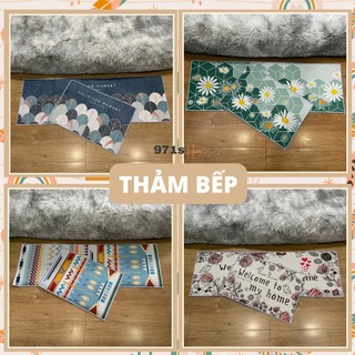 Thảm bếp, thảm chùi chân (40*60 + 40*120 cm) cao cấp chống trượt