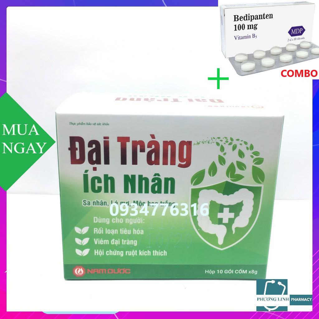 Combo Bedipanten 100mg +  ĐẠI TRÀNG ÍCH NHÂN HỘP 10 GÓI