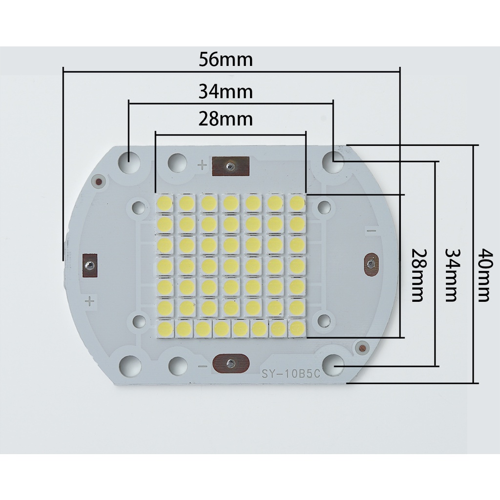 Chip LED DC đèn năng lượng mặt trời Chip LED 3V 50W SMD 3030 siêu sáng ánh sáng trắng