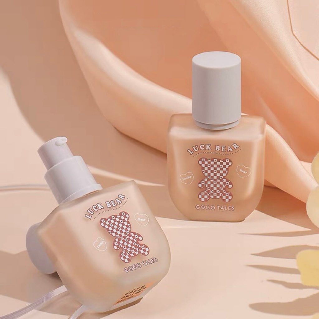 Kem nền gấu GOGO TALES mỏng mịn Soft Skin Natural Nude Feeling GT383 GOGO121 Air Flawless Foundation Gogotales GOGO22