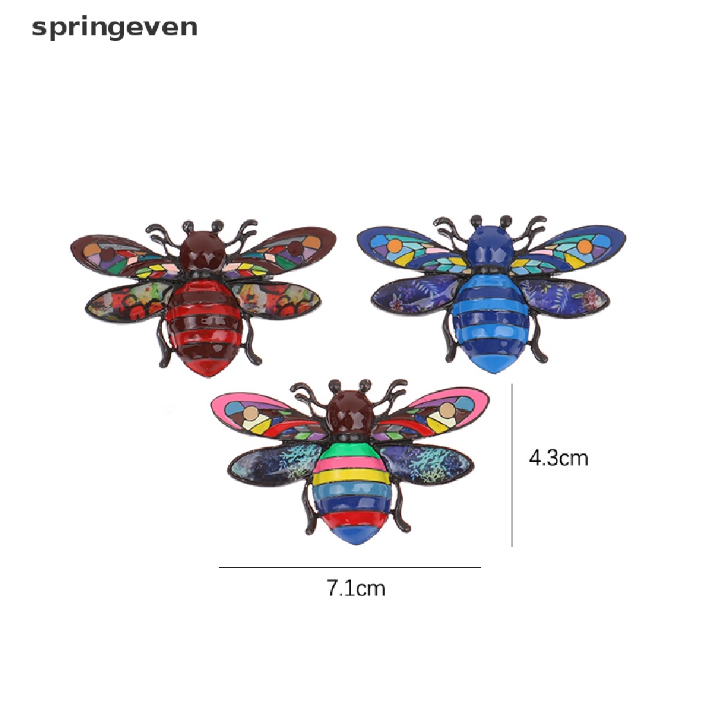 Ghim Cài Áo Hình Chú Ong Hoạt Hình Nhiều Màu Sắc Dễ Thương Cho Nữ