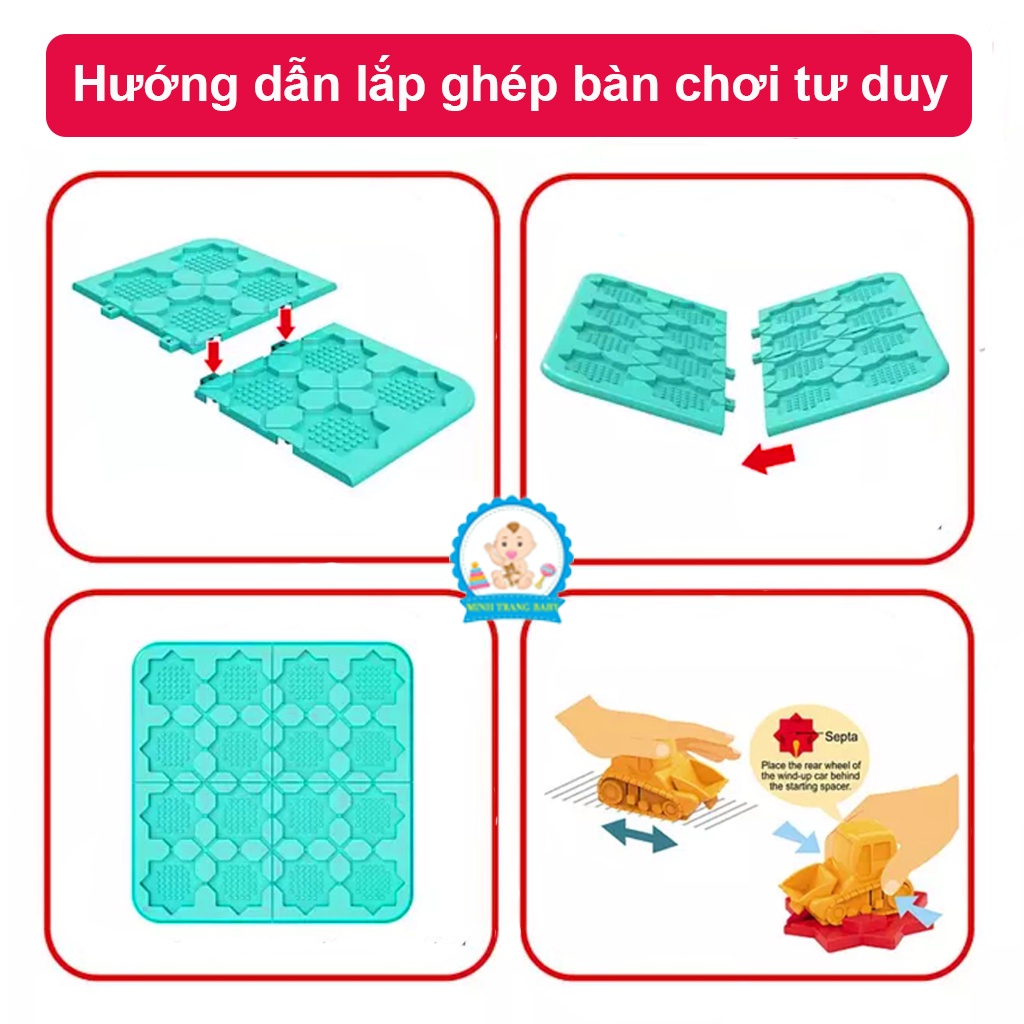 Đồ chơi giải mã mê cung, bộ đồ chơi phát triển trí thông minh cho bé từ 3 tuổi