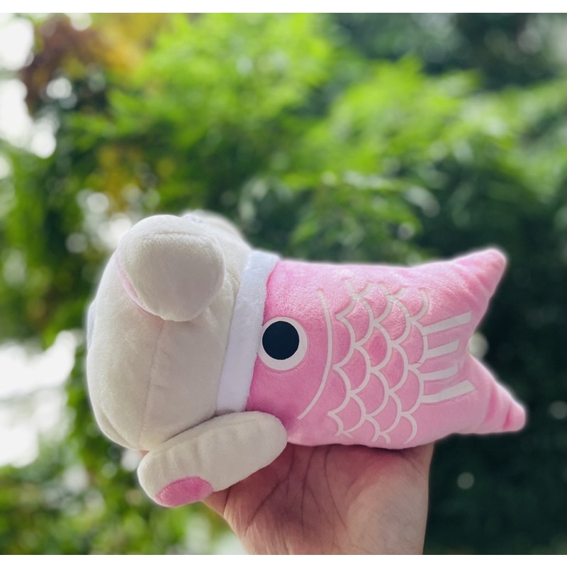 Gấu bông Rila Rilakkuma Korikkuma cosplay cá chép hồng 15cm