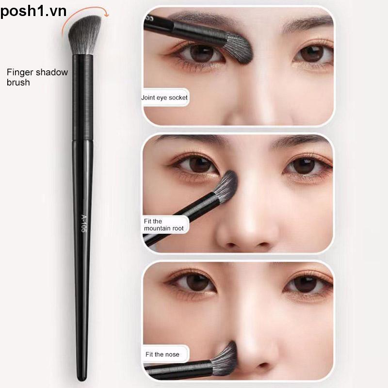 💌hình đầu ngón tay bàn chải đánh bóng mũi/Cọ vẽ đường viền/Cọ trang điểm cầm tay đa chức năng