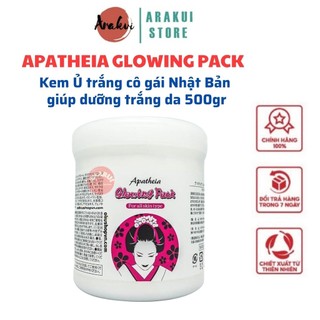 Kem ủ trắng body cô gái nhật glowing pack ủ trắng mạnh mẽ an toàn - hũ 500gr