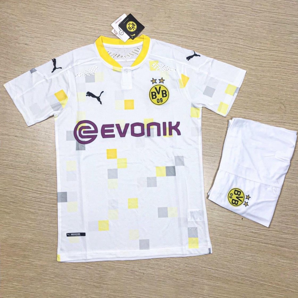 Quần Áo Bóng Đá CLB BORUSSIA DORTMUND - Hàng CAO CẤP Vàng Vải Gai Thái 2022 - Bộ Đồ Đá Banh Cực Chất DD SPORT