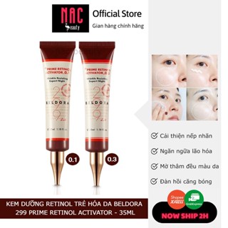 Kem Dưỡng Retinol Trẻ Hóa Da, Ngăn Ngừa Nếp Nhăn Beldora 299 Prime Retinol Activator 35ml