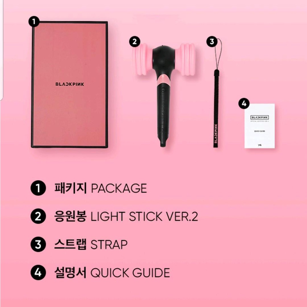 Official Lightstick BLACKPINK Ver2 - Đèn cổ vũ BLACKPINK chính hãng