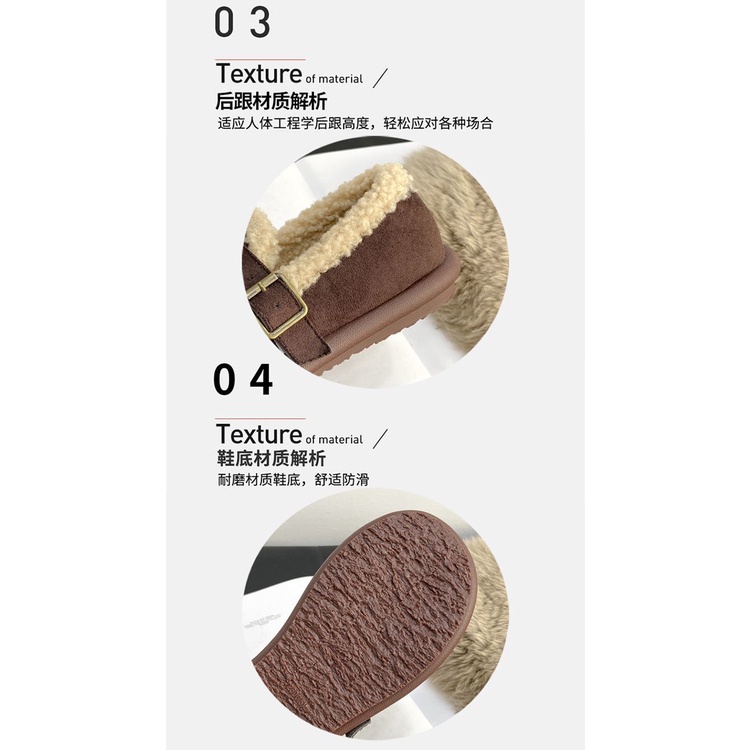 Giày Birkenstock Lót Lông Giữ Ấm Thời Trang Thu Đông 2022 Cho Nữ