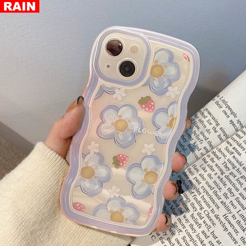 Ốp Điện Thoại Họa Tiết Hoa / Dâu Cho OPPO A78 / 17 / 57 Reno8T / 77S / 77 / 15 / 16 / 16K / 54 / 53 / 12 / 5S / 7 / 3S / 11K / 31