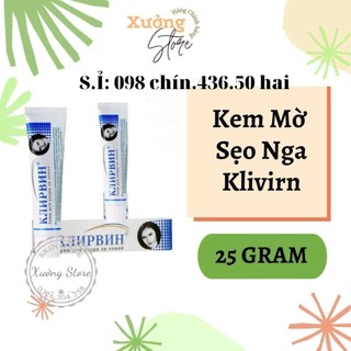 [CHÍNH HÃNG] Kem làm mờ sẹo Nga - 25g - sản phẩm cực ưng í cho làn da sẹo, mụn, vết nứt sau sinh - kiên trì sau 2 tháng