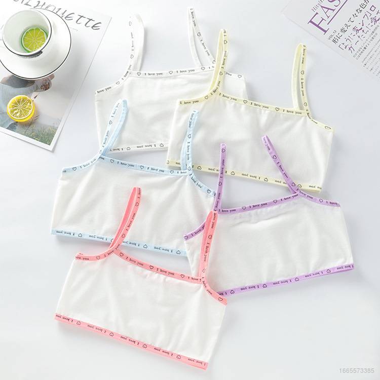 Áo lót vải cotton Không Tay Dành Cho Bé Gái 9-12 Tuổi