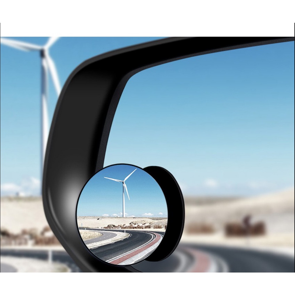 Bộ 2 gương cầu kính lồi 5 cm chiếu hậu tăng góc quan sát, xóa điểm mù phù hợp cho nhiều loại xe hơi