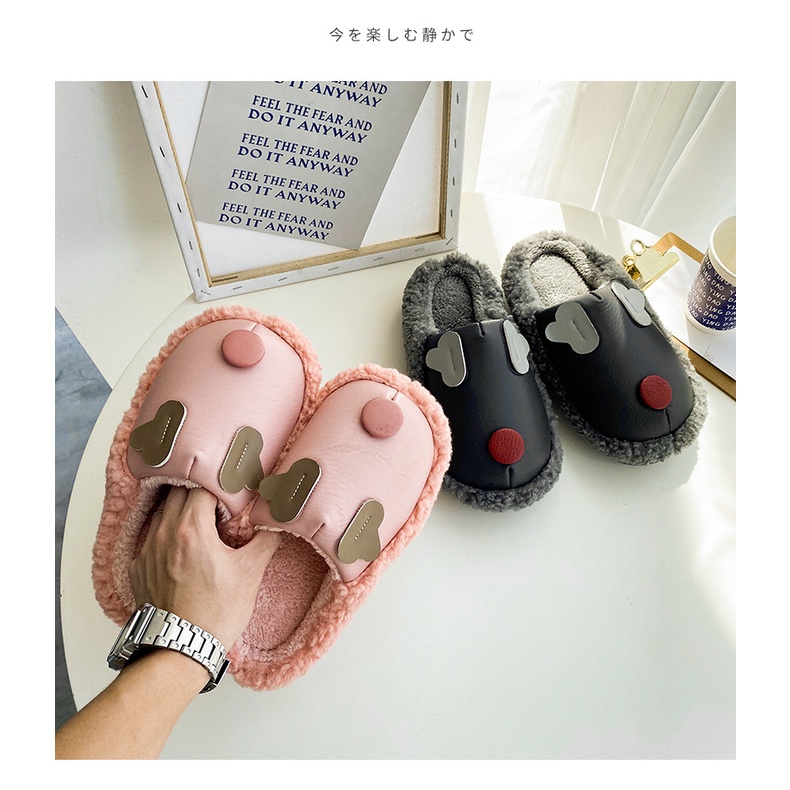 💥HOT SALE🎅💥CHZK Giáng sinh dễ thương trong nhà bông dép, đôi dép, dép nữ