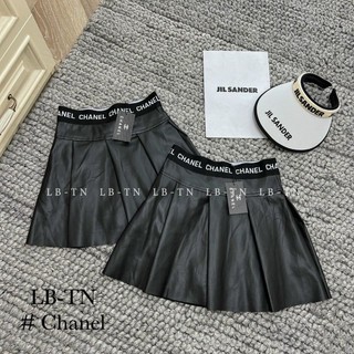 Chân váy da ly cạp chun chữ