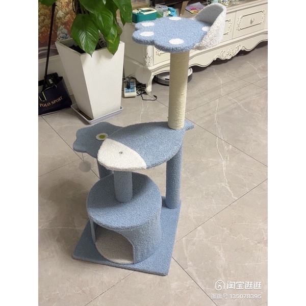 Trụ Cào Móng 4 Tầng dành cho mèo 40x40x87cm