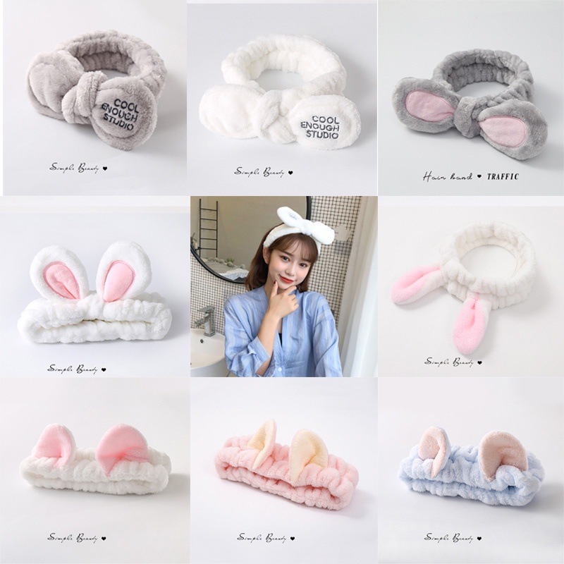 Băng Đô Cài Tóc Co Giãn In Họa Tiết Hoạt Hình Phong Cách Nhật Hàn Thời Trang 2022