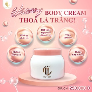 (MUA 1 TẶNG 1) Kem Body Mộc Lan Dưỡng Trắng, Mịn Da