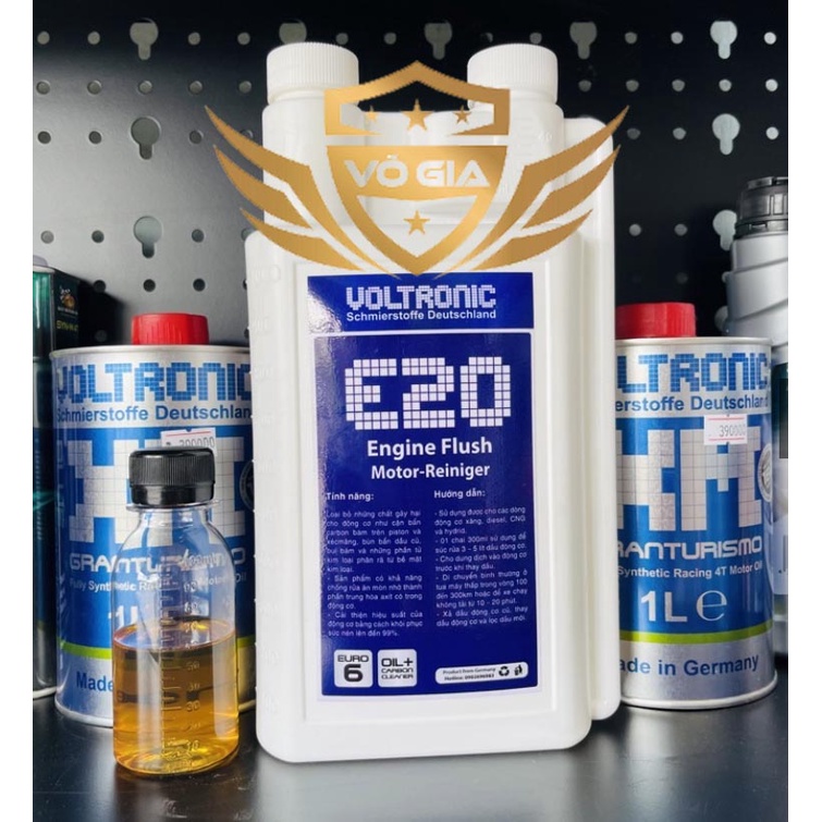 Dung dịch súc rửa động cơ VOLTRONIC E20 ENGINE FLUSH 1L - chiếc lẻ