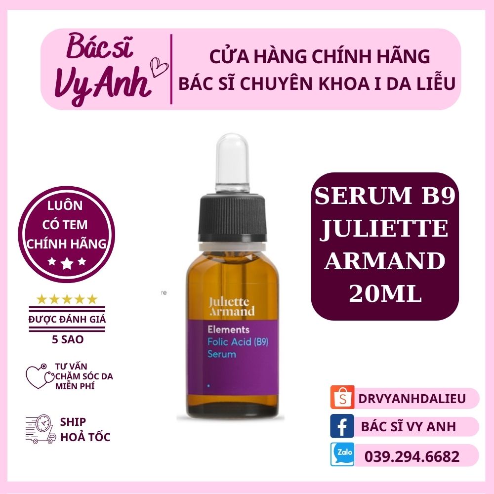 SÊRUM B9 JULIETTE ARMAND 20ML PHỤC HỒI DA DƯỠNG ẨM BÁC SĨ VY ANH