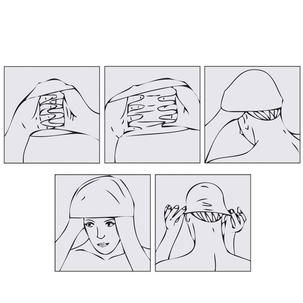 Mũ Bơi Silicone Bảo Vệ Tai Cho Nữ