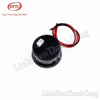 Đồng hồ đo điện áp tròn 4-100vdc 2 dây chữ đỏ